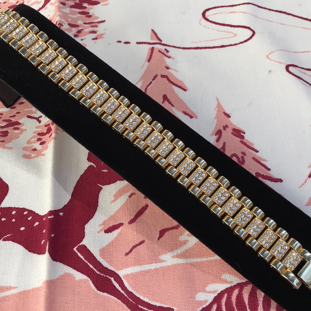 High End 24K Plated 1980’s vintage Bracelet